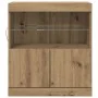Sideboard de con luces LED Roble Artesano 60x37x67 cm von , Sideboards - Ref: Foro24-863028, Preis: 71,85 €, Rabatt: -5%%
