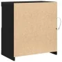 Aparador con luces LED Negro Roble 60x37x67 cm by , Sideboards - Ref: Foro24-863029, Price: 75,95 €, Discount: -5%%