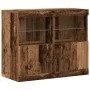 Aparador con Luces LED Madera Vieja 81x37x67 cm | Foro24.es | Tu tienda online para hogar, jardín y más Foro24.es