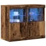 Aparador con Luces LED Madera Vieja 81x37x67 cm | Foro24.es | Tu tienda online para hogar, jardín y más Foro24.es