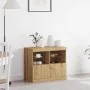 Aparador con luces LED de roble artesanal 81x37x67 cm | Foro24.es | Tu tienda online para hogar, jardín y más Foro24.es