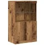 Aparador con Luces LED Madera Vieja 60x37x100 cm | Foro24.es | Tu tienda online para hogar, jardín y más Foro24.es