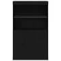aparador con luces LED roble negro 60x37x100 cm | Foro24.es | Tu tienda online para hogar, jardín y más Foro24.es