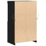 aparador con luces LED roble negro 60x37x100 cm | Foro24.es | Tu tienda online para hogar, jardín y más Foro24.es