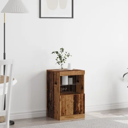 Aparador con Luces LED Madera Vieja 41x37x67 cm | Foro24.es | Tu tienda online para hogar, jardín y más Foro24.es