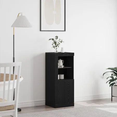 ideshow con luces LED Roble Negro 41x37x100 cm | Foro24.es | Tu tienda online para hogar, jardín y más Foro24.es