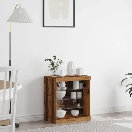Sideboard con luces LED Madera Vieja 60,5x37x67 cm von , Sideboards - Ref: Foro24-863042, Preis: 71,50 €, Rabatt: -5%%