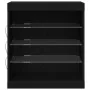 Aparador con luces LED Negro Roble 60,5x37x67 cm | Foro24.es | Tu tienda online para hogar, jardín y más Foro24.es