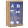 Sideboard con Luces LED de de Roble Artesano 60,5x37x100 cm | Foro24.es | Tu tienda online para hogar, jardín y más Foro24.es