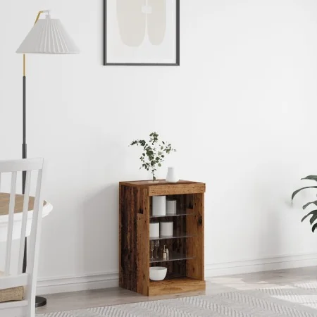Sideboard de con luces LED Madera Vieja 41x37x67 cm | Foro24.es | Tu tienda online para hogar, jardín y más Foro24.es