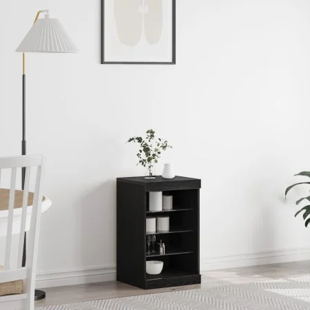 Aparador con Luces LED Roble Negro 41x37x67 cm | Foro24.es | Tu tienda online para hogar, jardín y más Foro24.es