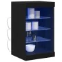 Aparador con Luces LED Roble Negro 41x37x67 cm | Foro24.es | Tu tienda online para hogar, jardín y más Foro24.es
