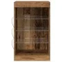 Sideboard de con luces LED Madera Vieja 41x37x67 cm | Foro24.es | Tu tienda online para hogar, jardín y más Foro24.es