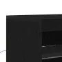 Aparador con Luces LED Roble Negro 41x37x67 cm | Foro24.es | Tu tienda online para hogar, jardín y más Foro24.es