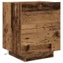 Mesitas de Noche con Luces LED 2 pcs Madera Vieja 45x40x55 cm by , Nightstands - Ref: Foro24-863058, Price: 131,87 €, Discoun...