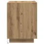 Cabinet de Noche con Luces LED Madera de Roble 45x40x55 cm by , Nightstands - Ref: Foro24-863059, Price: 77,82 €, Discount: -5%%