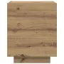 Mesas de Noche con Luces LED 2 pcs Roble Artesanal 45x40x55 cm von , Nachttische - Ref: Foro24-863060, Preis: 131,68 €, Rabat...