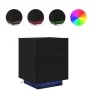 cabinet de noche con luces LED Negro Roble 45x40x55 cm | Foro24.es | Tu tienda online para hogar, jardín y más Foro24.es