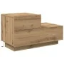 Costurero con luces LED Roble Artesanal 100x36x49 cm von , Nachttische - Ref: Foro24-863064, Preis: 80,50 €, Rabatt: -5%%