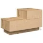 Costurero con luces LED Roble Artesanal 100x36x49 cm von , Nachttische - Ref: Foro24-863064, Preis: 80,50 €, Rabatt: -5%%