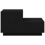 Mesita de Noche con Luces LED Roble Negro 70x36x40.5 cm | Foro24.es | Tu tienda online para hogar, jardín y más Foro24.es