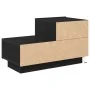 Mesita de Noche con Luces LED Roble Negro 70x36x40.5 cm | Foro24.es | Tu tienda online para hogar, jardín y más Foro24.es