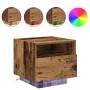 Cabinet de Noche con Luces LED Madera Vieja 40x39x37 cm | Foro24.es | Tu tienda online para hogar, jardín y más Foro24.es