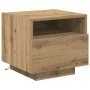 Cabinet de Cama con Luces LED Roble Artesano 40x39x37 cm | Foro24.es | Tu tienda online para hogar, jardín y más Foro24.es