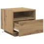 Cabinet de Cama con Luces LED Roble Artesano 40x39x37 cm | Foro24.es | Tu tienda online para hogar, jardín y más Foro24.es