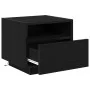 Cabinet de Noche con Luces LED Negro Roble 40x39x37 cm | Foro24.es | Tu tienda online para hogar, jardín y más Foro24.es