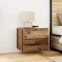 Mesa de Noche con LED Montada en la Pared de Madera Vieja 50x39x41 cm | Foro24.es | Tu tienda online para hogar, jardín y más Foro24.es