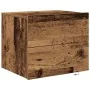 Mesa de Noche con LED Montada en la Pared de Madera Vieja 50x39x41 cm | Foro24.es | Tu tienda online para hogar, jardín y más Foro24.es