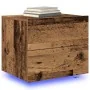 Mesa de Noche con LED Montada en la Pared de Madera Vieja 50x39x41 cm | Foro24.es | Tu tienda online para hogar, jardín y más Foro24.es
