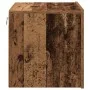 Mesa de Noche con LED Montada en la Pared de Madera Vieja 50x39x41 cm | Foro24.es | Tu tienda online para hogar, jardín y más Foro24.es