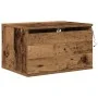 Cabinet de Noche con LED Montado en la Pared Madera Vieja 50x36x30 cm | Foro24.es | Tu tienda online para hogar, jardín y más Foro24.es
