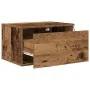 Cabinet de Noche con LED Montado en la Pared Madera Vieja 50x36x30 cm | Foro24.es | Tu tienda online para hogar, jardín y más Foro24.es