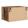 Cabinet de Noche con LED Montado en la Pared Madera Vieja 50x36x30 cm | Foro24.es | Tu tienda online para hogar, jardín y más Foro24.es