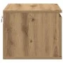 Cabinet de Noche con LED Montado en la Pared de Roble Artesanal 50x36x30 cm | Foro24.es | Tu tienda online para hogar, jardín y más Foro24.es