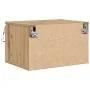 Cabinet de Noche con LED Montado en la Pared de Roble Artesanal 50x36x30 cm | Foro24.es | Tu tienda online para hogar, jardín y más Foro24.es