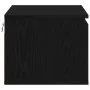 Mesita de Noche con LED Montada en la Pared de Roble Negro 50x36x30 cm | Foro24.es | Tu tienda online para hogar, jardín y más Foro24.es