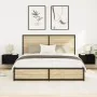 Cajones de Noche con Luces LED 2 pcs Montados en la Pared de Roble Negro | Foro24.es | Tu tienda online para hogar, jardín y más Foro24.es