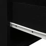 Cajones de Noche con Luces LED 2 pcs Montados en la Pared de Roble Negro | Foro24.es | Tu tienda online para hogar, jardín y más Foro24.es