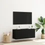 Gabinete de pared para TV Negro Roble 100x30x41 cm Madera engineered von , TV-Möbel - Ref: Foro24-863084, Preis: 69,94 €, Rab...