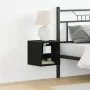mueble para TV LED Negro Roble 30x28,5x30 cm Madera reciclada | Foro24.es | Tu tienda online para hogar, jardín y más Foro24.es