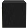 mueble para TV LED Negro Roble 30x28,5x30 cm Madera reciclada | Foro24.es | Tu tienda online para hogar, jardín y más Foro24.es