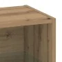 Estante flotante 2 pcs roble artesanal 40x28.5x40 cm madera elaborada | Foro24.es | Tu tienda online para hogar, jardín y más Foro24.es