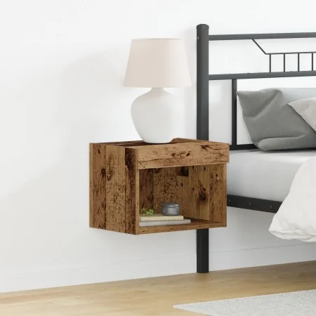 Gabinetes de Pared con Luces LED 2 pcs Madera Vieja 40x30x30 cm | Foro24.es | Tu tienda online para hogar, jardín y más Foro24.es