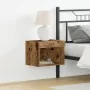 Gabinetes de Pared con Luces LED 2 pcs Madera Vieja 40x30x30 cm | Foro24.es | Tu tienda online para hogar, jardín y más Foro24.es