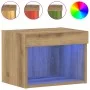 Gabinetes de Pared con Luces LED 2 pcs Roble Artesanal 40x30x30 cm | Foro24.es | Tu tienda online para hogar, jardín y más Foro24.es