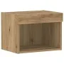 Gabinetes de Pared con Luces LED 2 pcs Roble Artesanal 40x30x30 cm | Foro24.es | Tu tienda online para hogar, jardín y más Foro24.es